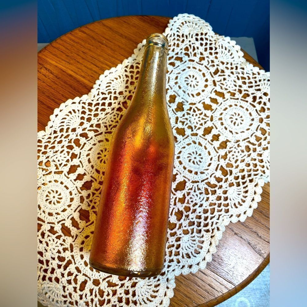 Ginger ale bottle carnival glass finish 1970’s Marigold Canada Dry Ginger Ale